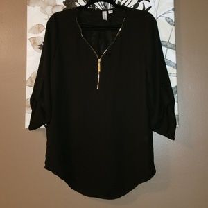 Women black blouse